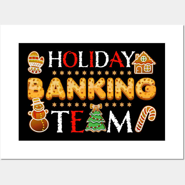 Funny Xmas Holiday Baking Team Christmas Wall Art by Happy Shirt